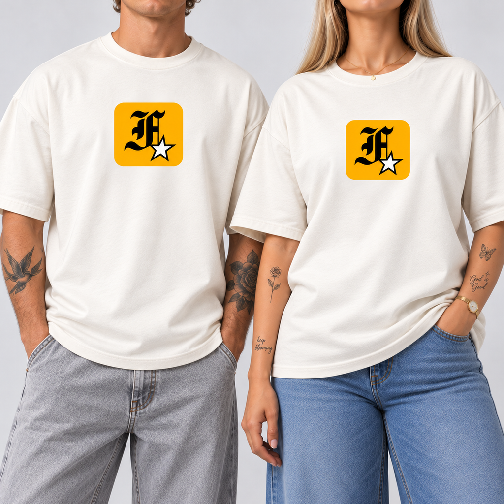 Camiseta Oversized Fyuzy “Rockstar”