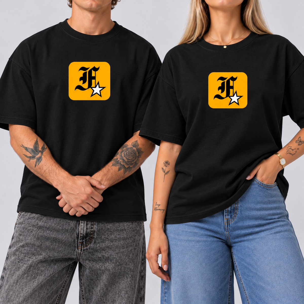 Camiseta Oversized Fyuzy “Rockstar”