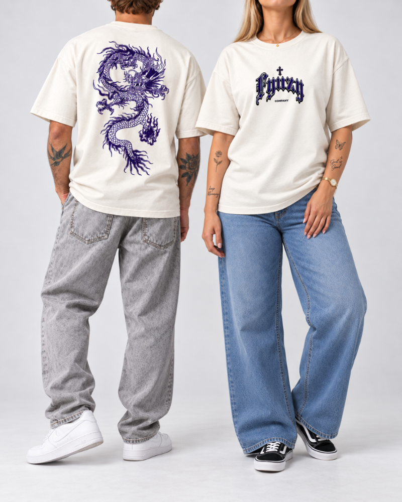 Camiseta Oversized Fyuzy “Saint Hustle”
