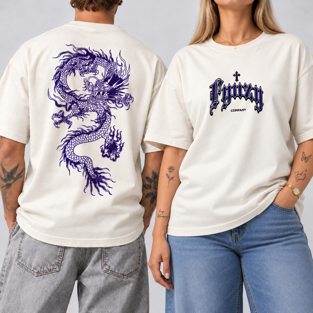 Camiseta Oversized Fyuzy “Saint Hustle”