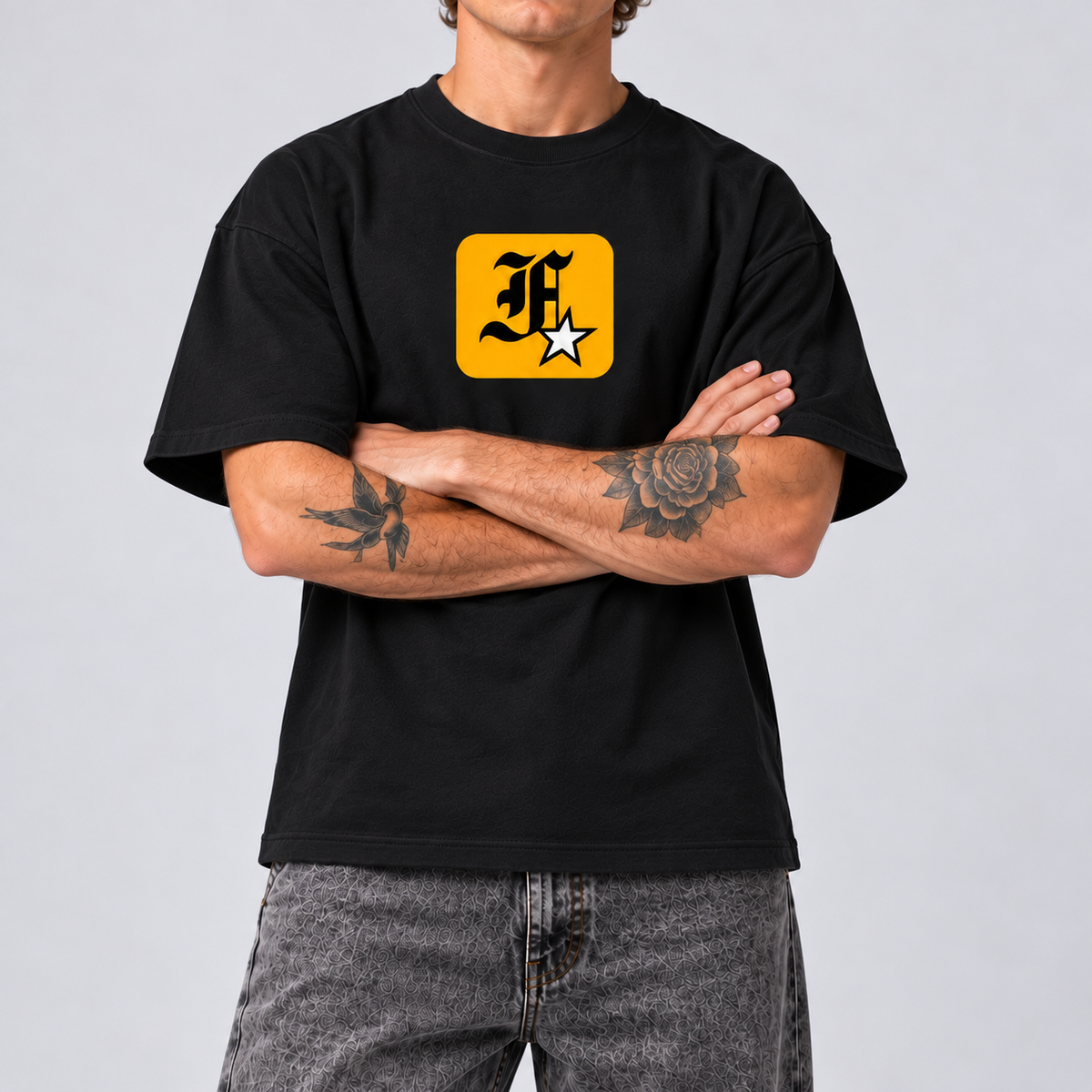Camiseta Oversized Fyuzy “Rockstar”