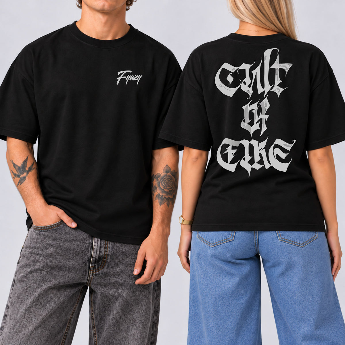 Camiseta Oversized “Cult of Fire” | Fyuzy